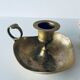 Old brass candlestick