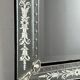 Venetian mirror engraved with floral decoration, 20th century