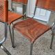 Suite de 3 chaises scoubidou (années 70)