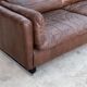 Mid-century patchwork leather sofa in the style of De Sede, 1970s
