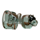 Bougeoirs animaux en verre africain fabriqués à la main vintage de Ngwenya Glass, lot de 2
