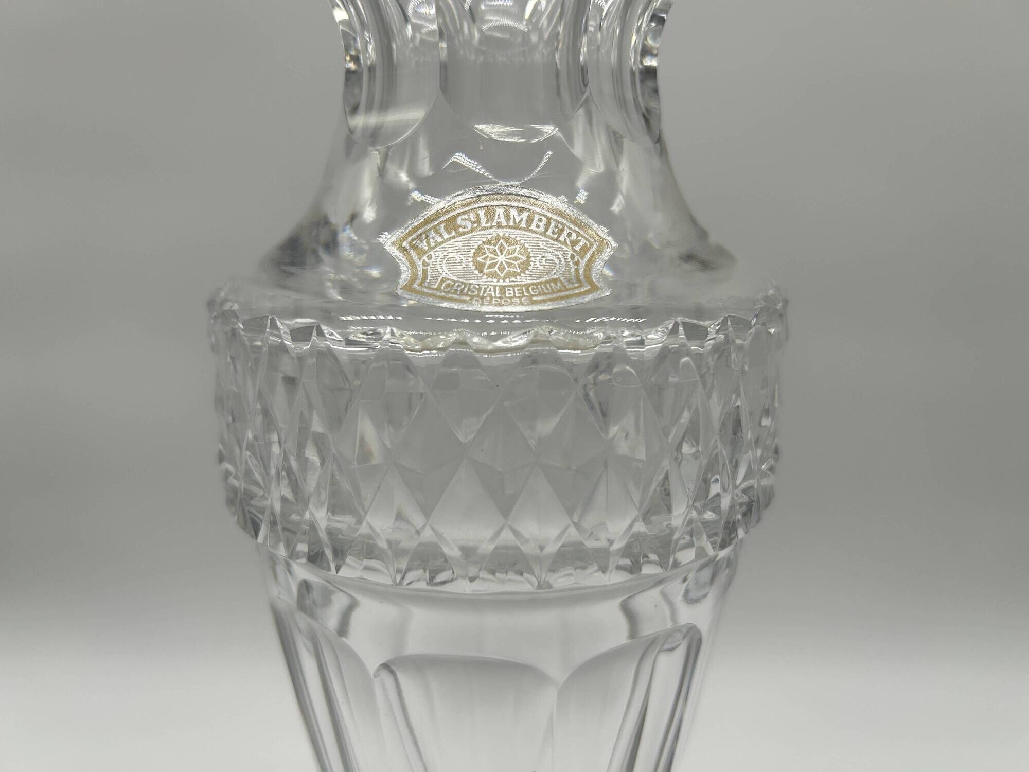 Crystal vase from Val Saint-Lambert - Gary model