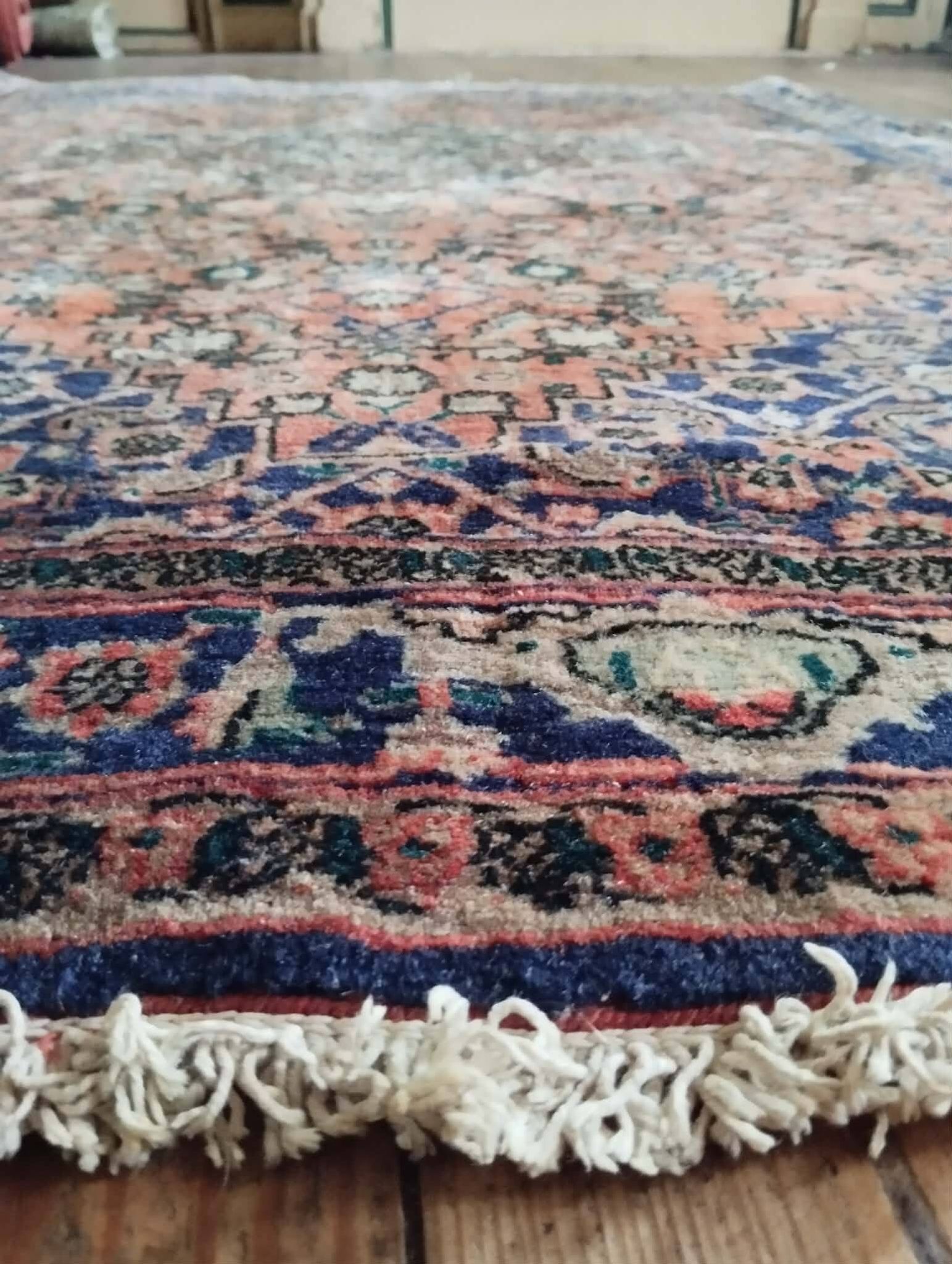 Tapis Persan moussel fait main 152x112cm