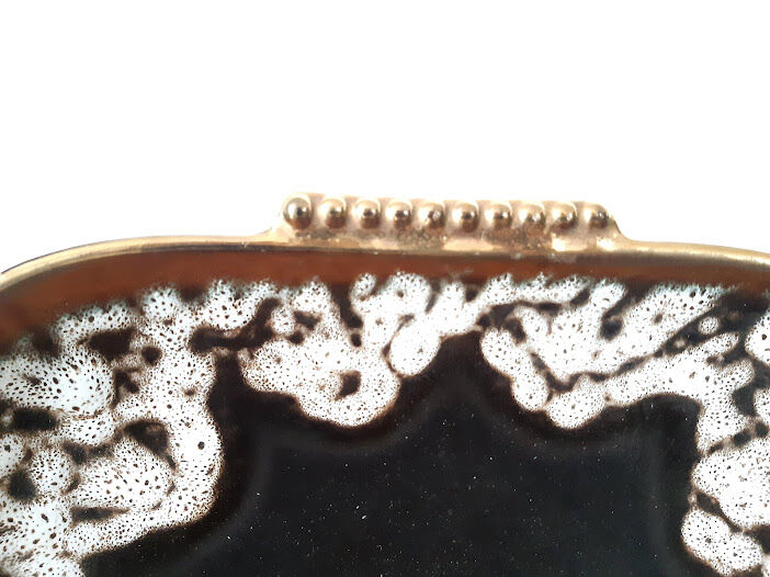 Ceramic cup fat lava style Vallauris 1960