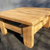Brutalism coffee table 1960 "square in the rough"