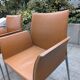 Paire de fauteuils Lia par Roberto Barbieri pour Zanotta — Cuir cognac