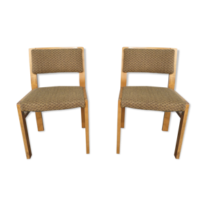 Paire de chaises baumann