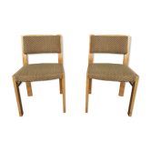 Paire de chaises Baumann 1970