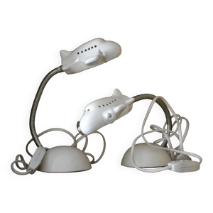 Lot 2 lampe chevet