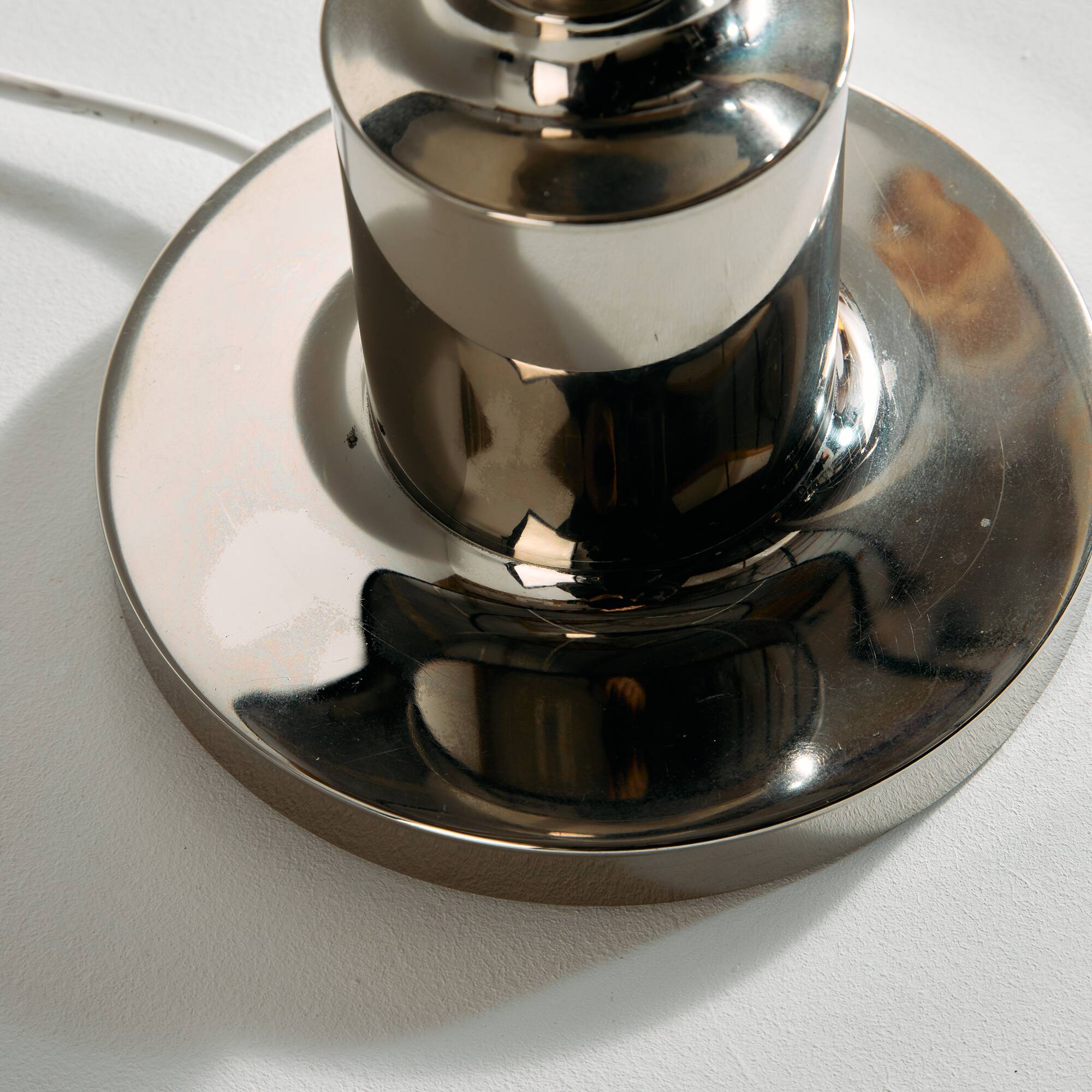 Lampe de table chromée, lot de 2