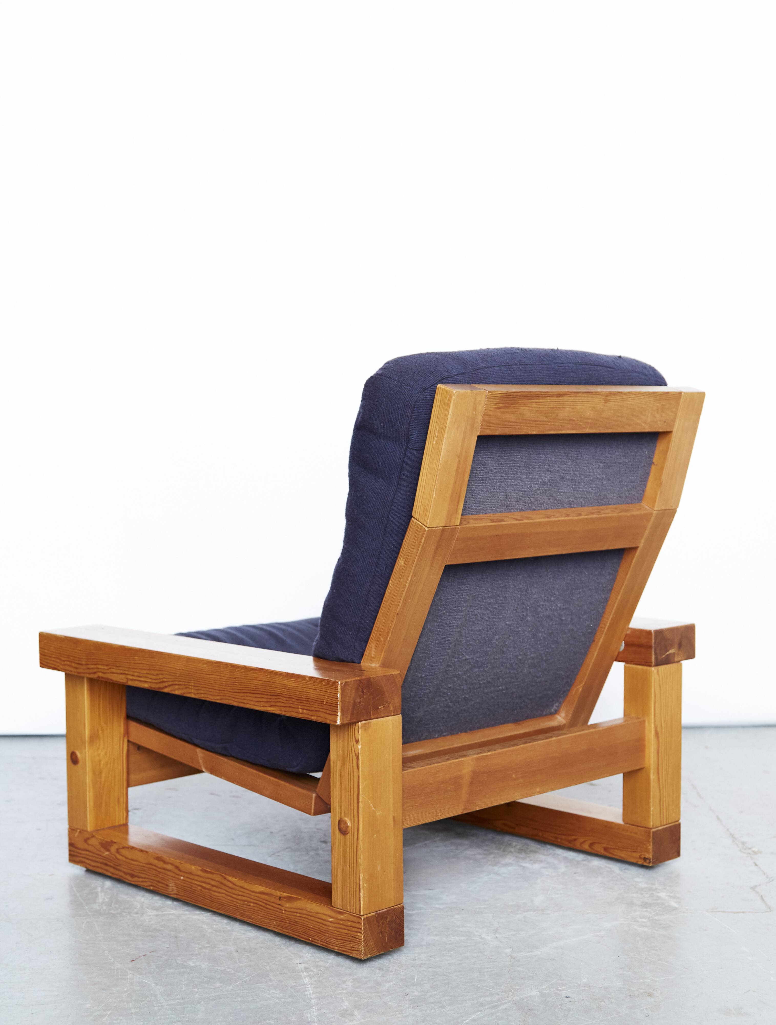 Christer Lundén "Patron" Lounge Chair & Ottoman for Broby Nya Möbler AB