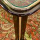 Glass coffee table, chromed steel, Design Italy 1960