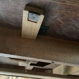 Old wooden table with folding flaps