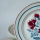 Lot of 8 dessert plates Lunéville model Herblay 1950