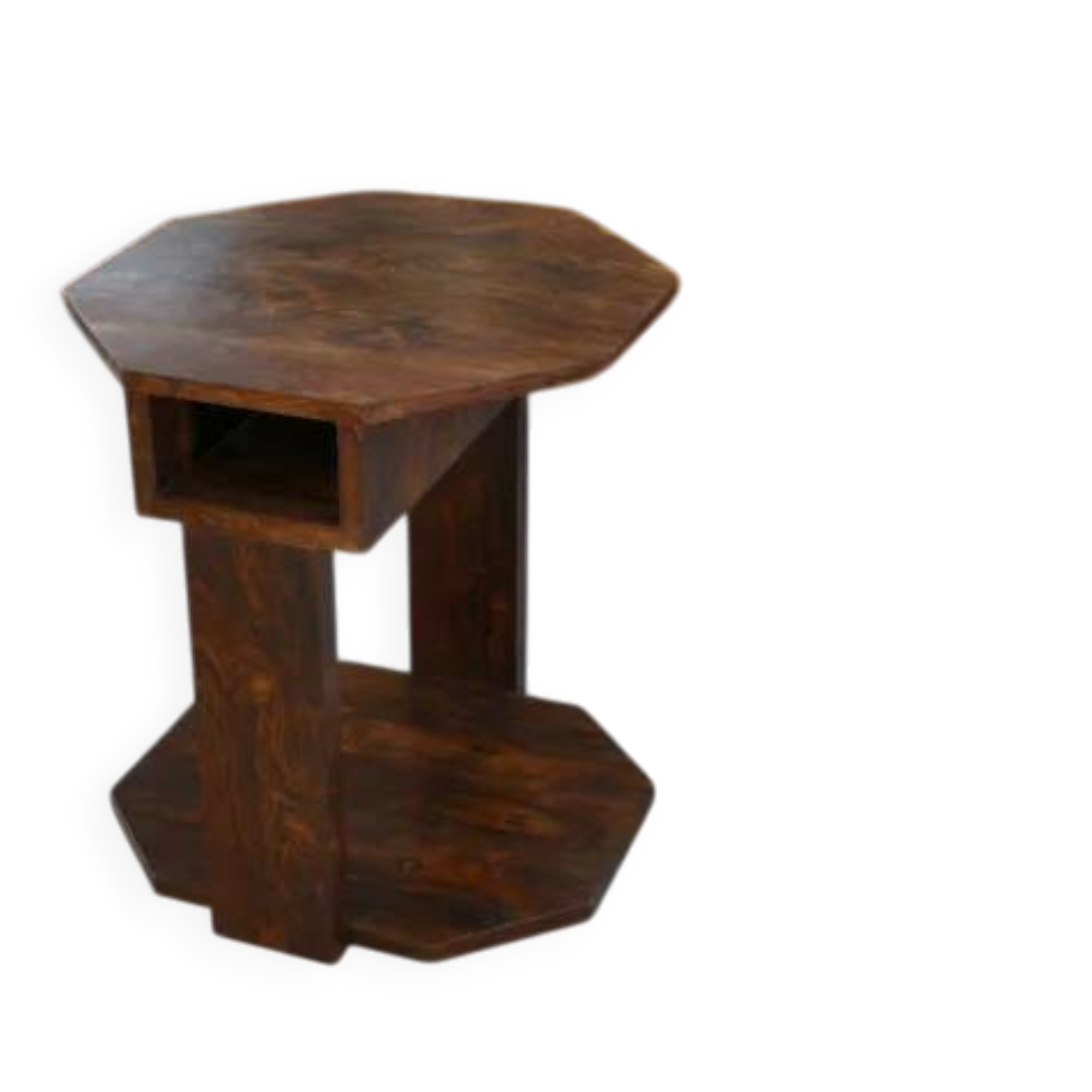 Art Deco side table in rosewood veneer