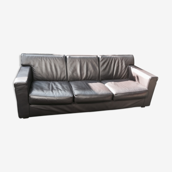 Vintage leather sofa 3-seater