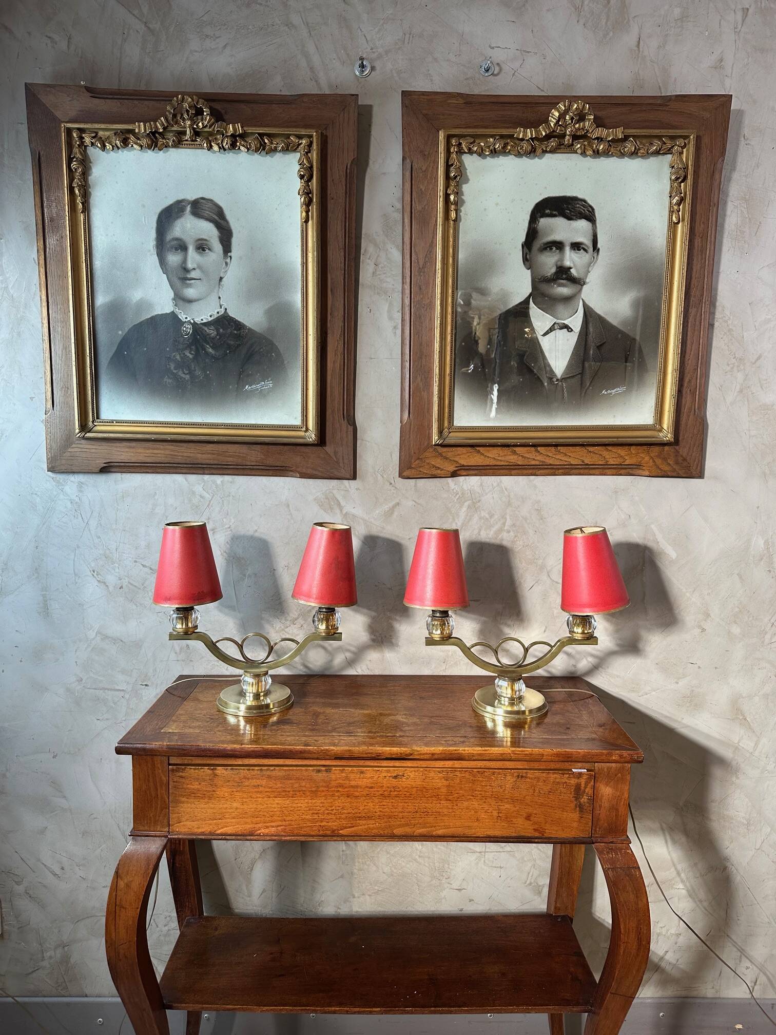 Pair of 1950 lamps