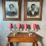 Paire de lampe 1950