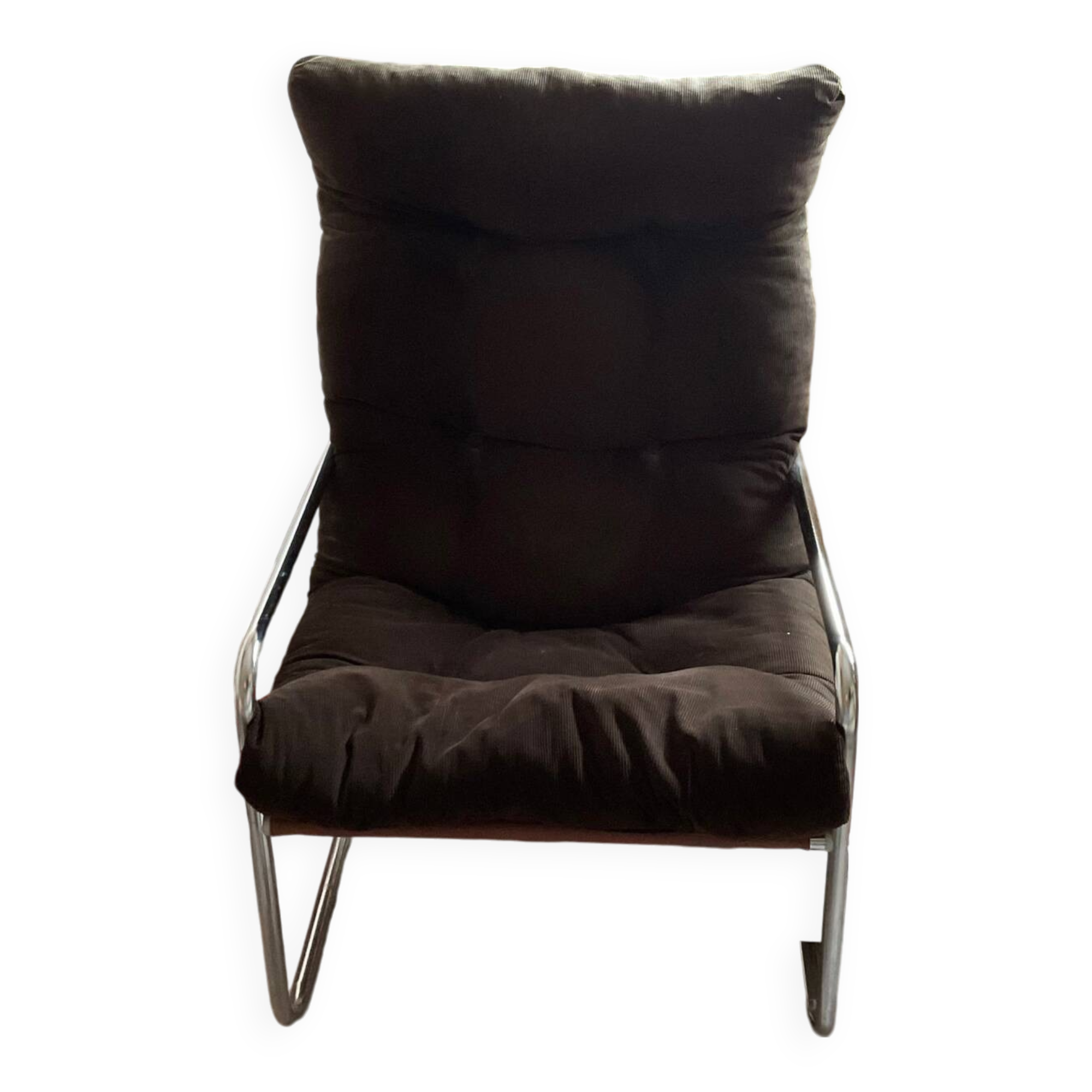 Vintage IKEA chrome armchair