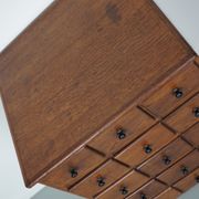 Dutch Oak Apothecary / Barber Cabinet, Early 20th Century