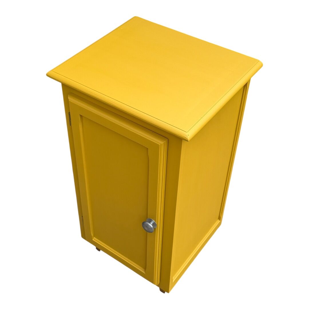 Art Deco yellow ochre Parisian buffet