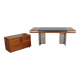 Hans Von Klier For Skipper Executive Desk And Credenza, Italy, 1970s