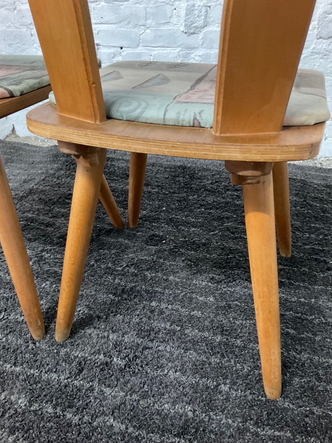 Pair of Scandinavian bistro chairs from the 50s-60s