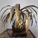 Lampe ananas vers 1970 de la maison jansen à paris.