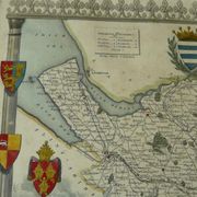 Old English engraving County Cheshire