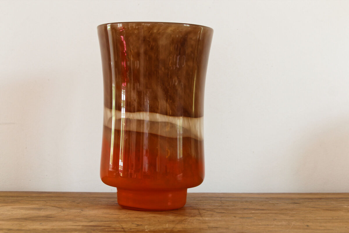 Vintage blown glass vase