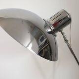 Articulated desk lamp in chromed metal by André Lavigne for Aluminor 1960