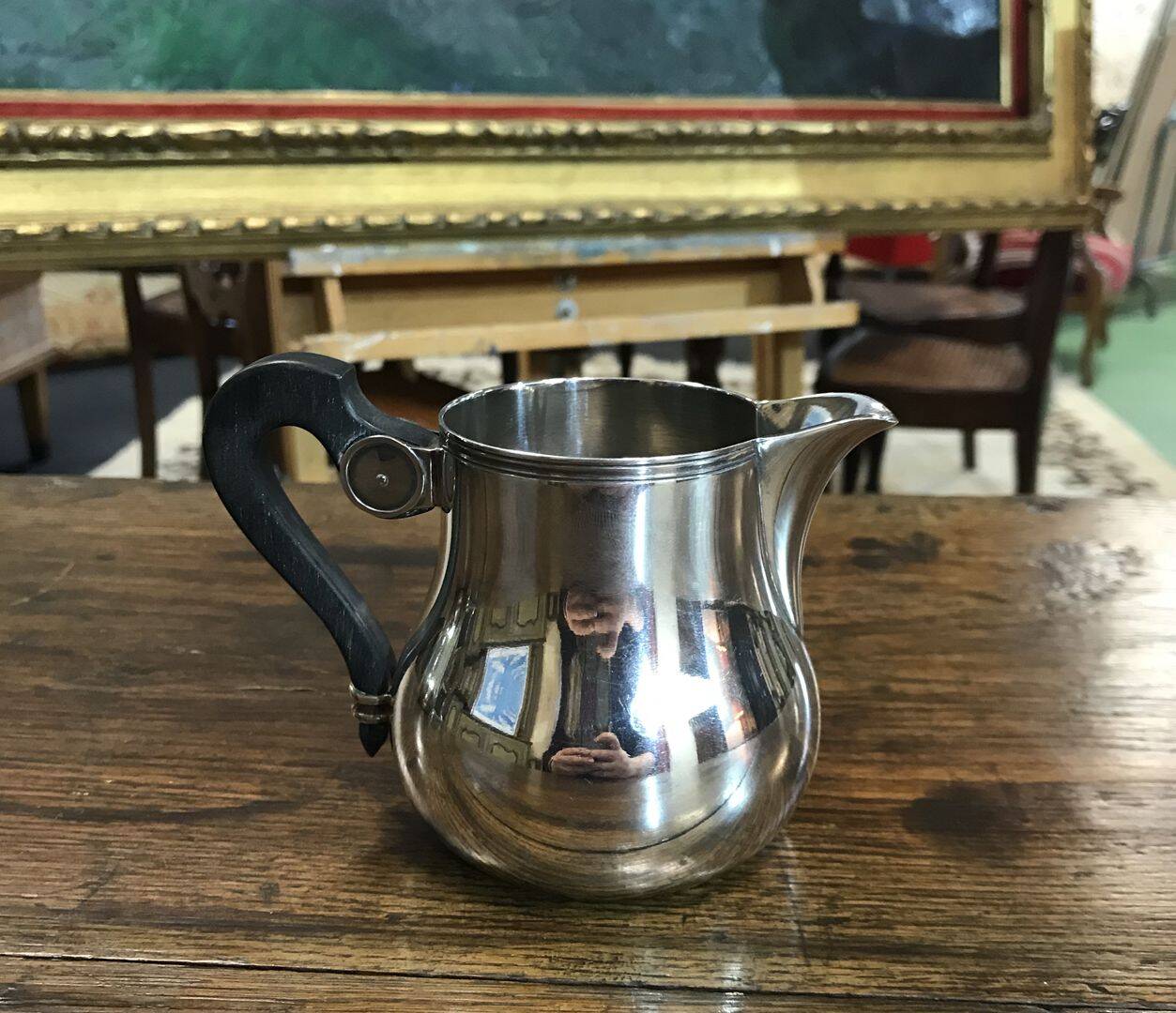 Silver-plated milk jug, Ercuis