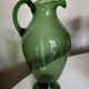 XXL glass vase pitcher from Empoli, blown, H40cm