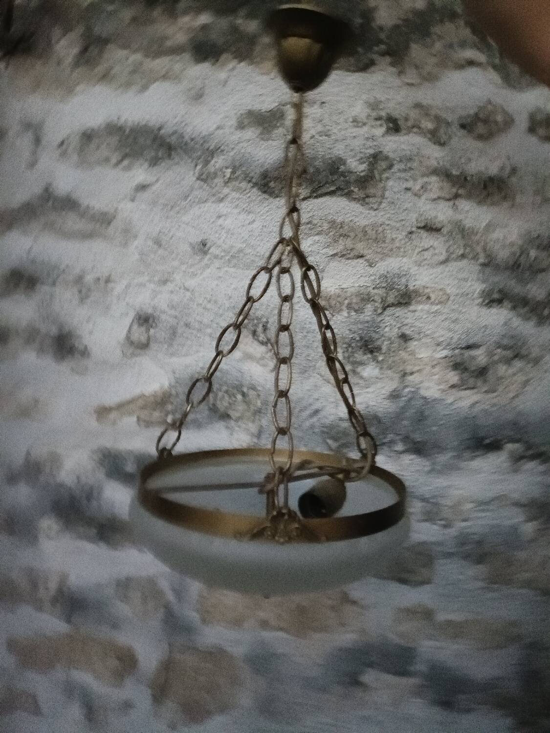 Vintage Art Nouveau style pendant light