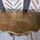 Louis XVI style gilded wood console