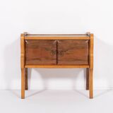 Sculptural Italian Mid-Century nightstand/cabinet, 1950’s