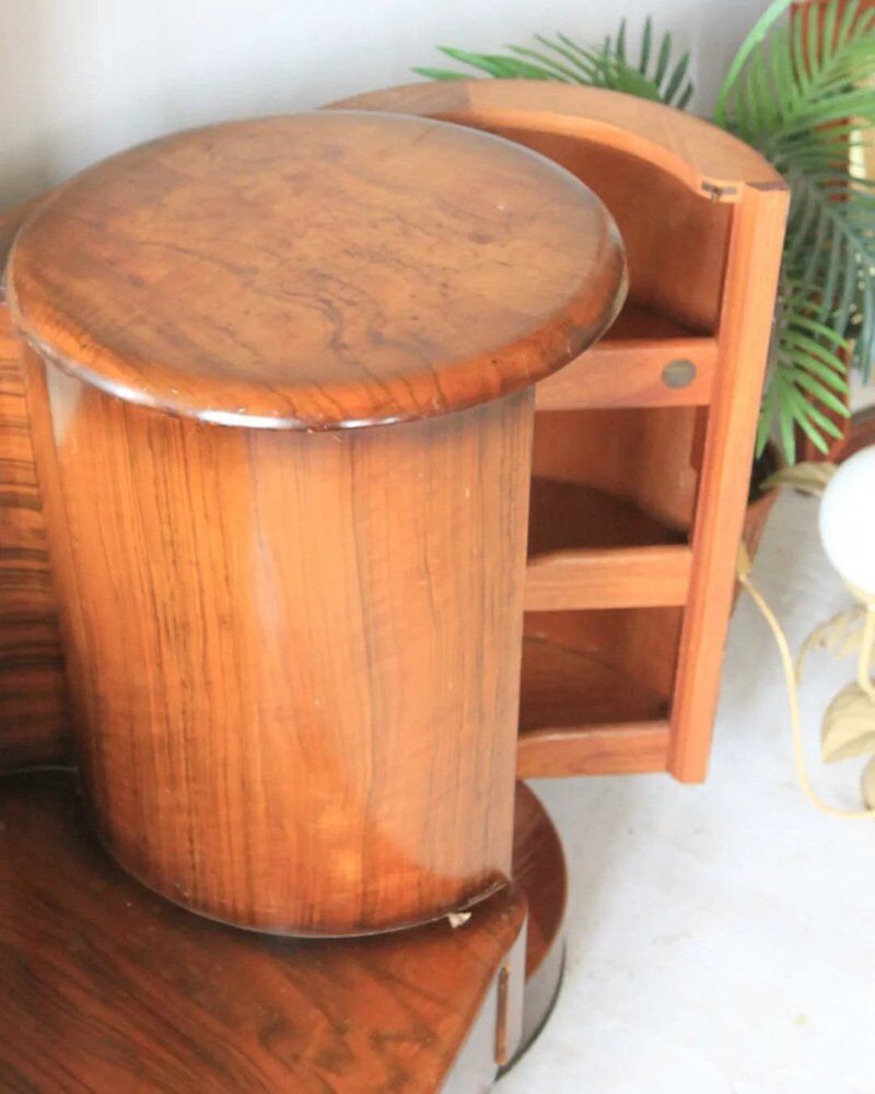 Art Deco Mirrored Bedroom Vanity Dressing Table by Shrager Brothers Masterpiece Furniture, London