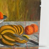 Oil board on double-sided panel