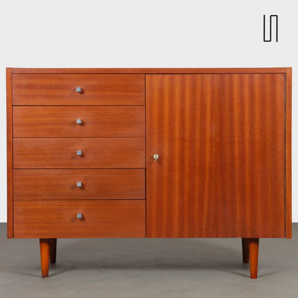 Commode en bois produite par Drevozpracujici podnik, 1960
