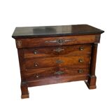 Empire column chest of drawers – early 19th century