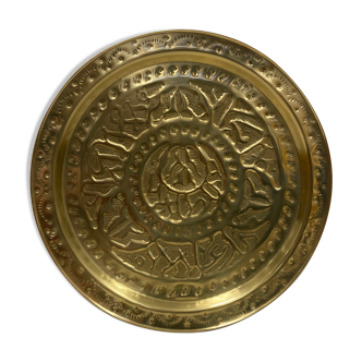 Brilliant brass dish