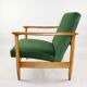 Fauteuil vert par Edmund Homa, années 1970