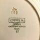 Hollow dish Digoin Sarreguemines model Coppelia