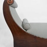 Mahogany neoclassical daybed, 19th c.