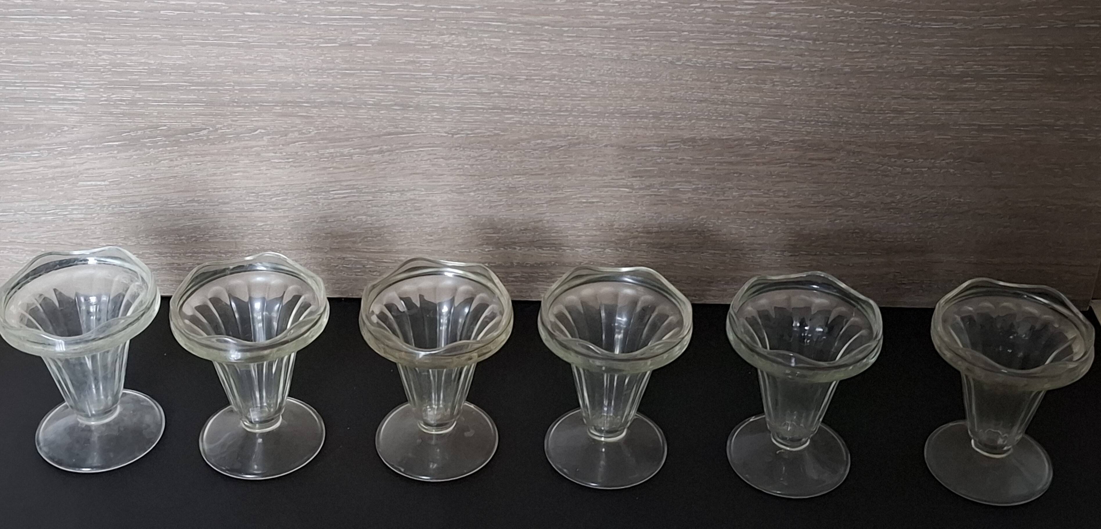 ice cream sundae - 6 pieces, 1980s