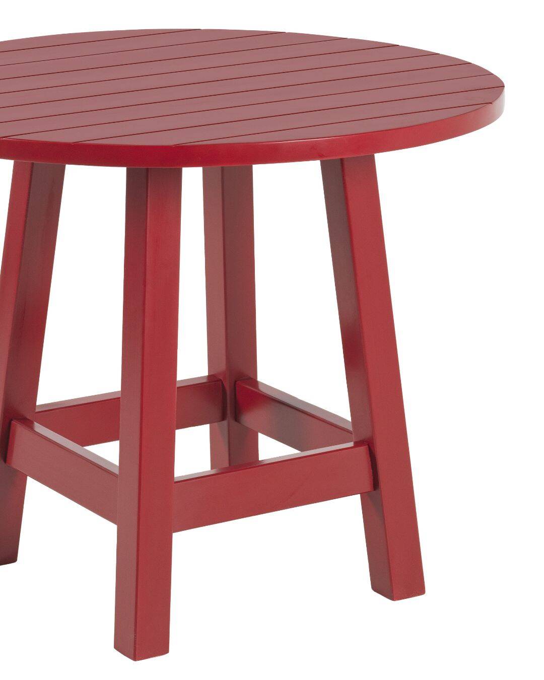 Round solid wood dining table handmade, Bacon Collection
