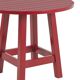 Round solid wood dining table handmade, Bacon Collection
