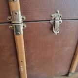 Old antique travel trunk