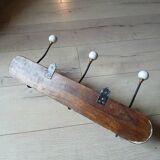 Vintage wall coat rack