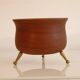 Danish empty pocket in teak and brass 1960